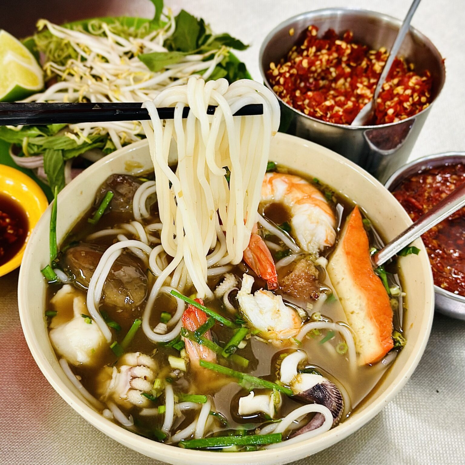 Tasty Da Nang Fish Noodle Soup (Bún mắm)