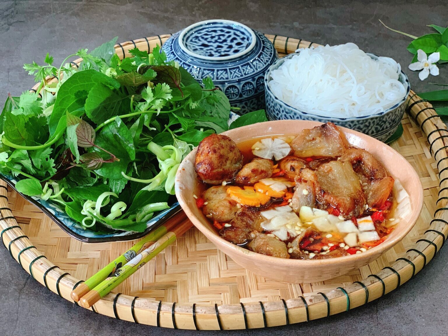 Have you ever eaten Bun Cha Hanoi yet ?